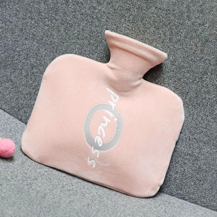 보온 물주머니 800ml 핑크 소품 케이스 겨울 핫팩