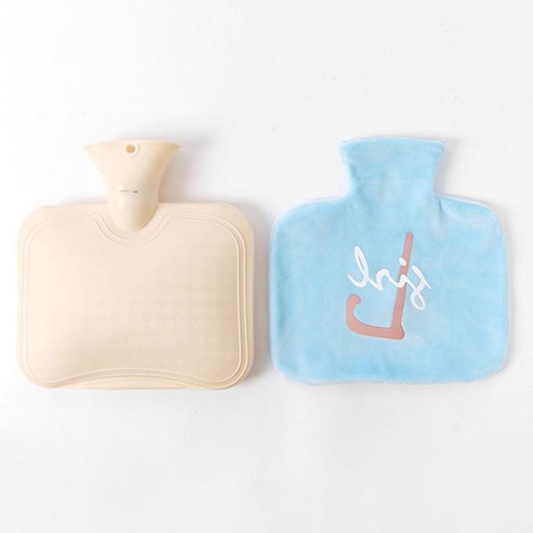 보온 물주머니 800ml 블루 겨울 케어 휴대 소품