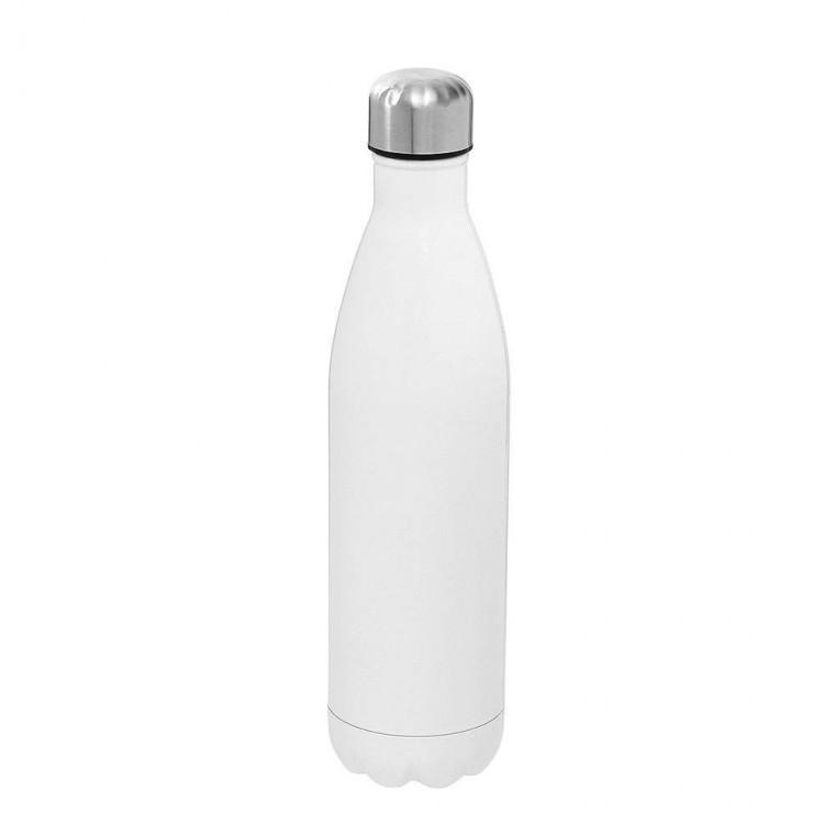 유광 보온병 750ml 화이트 병모양 304스텐 입구좁은