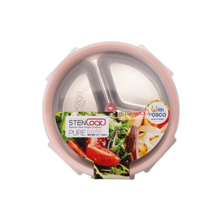 스텐락 퓨어 멀티 원형2호 350ml -R 스텐 밀폐용기