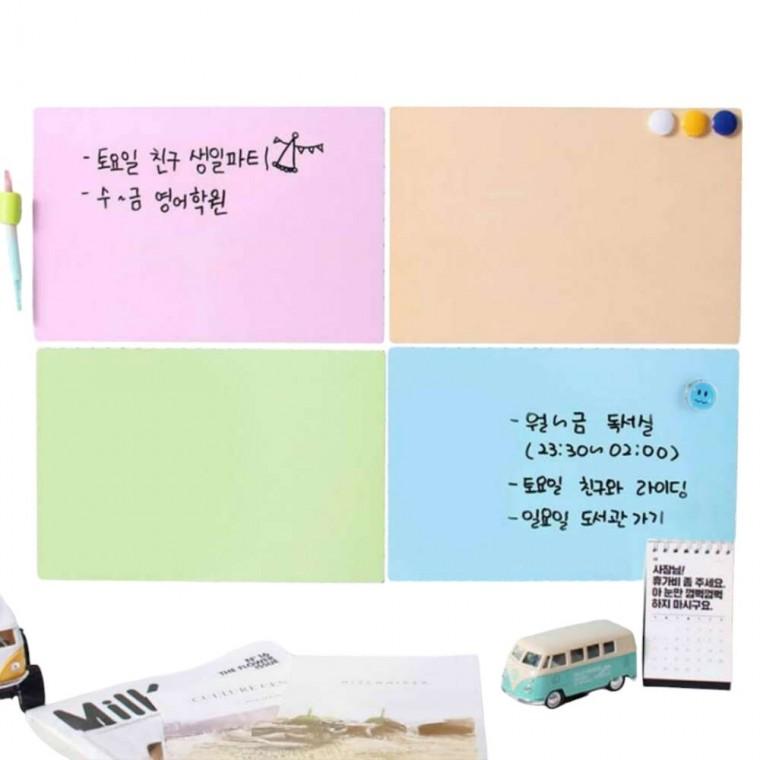 고무자석 칼라 미니보드 1개입