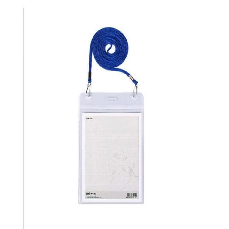 명찰 세로형 청색끈 10개입