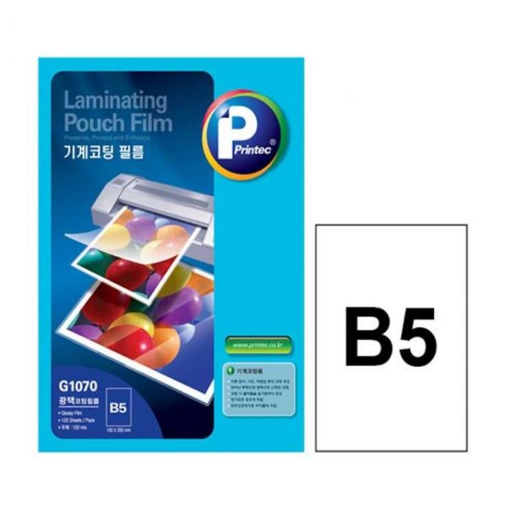 기계 코팅필름 B5 100매