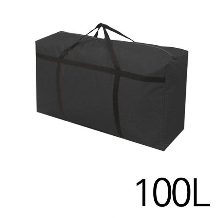 100L 대형 옥스퍼드 백 짐가방 블랙 이사가방 이사가방 짐백 여행가방 짐가방 캠핑가방