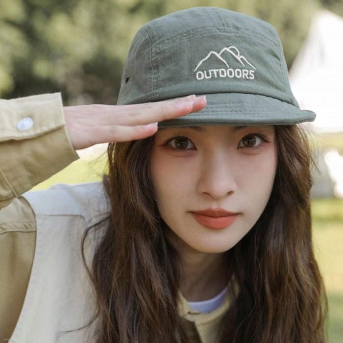 남성 여성 아웃도어 숏챙 모자 캠프캡