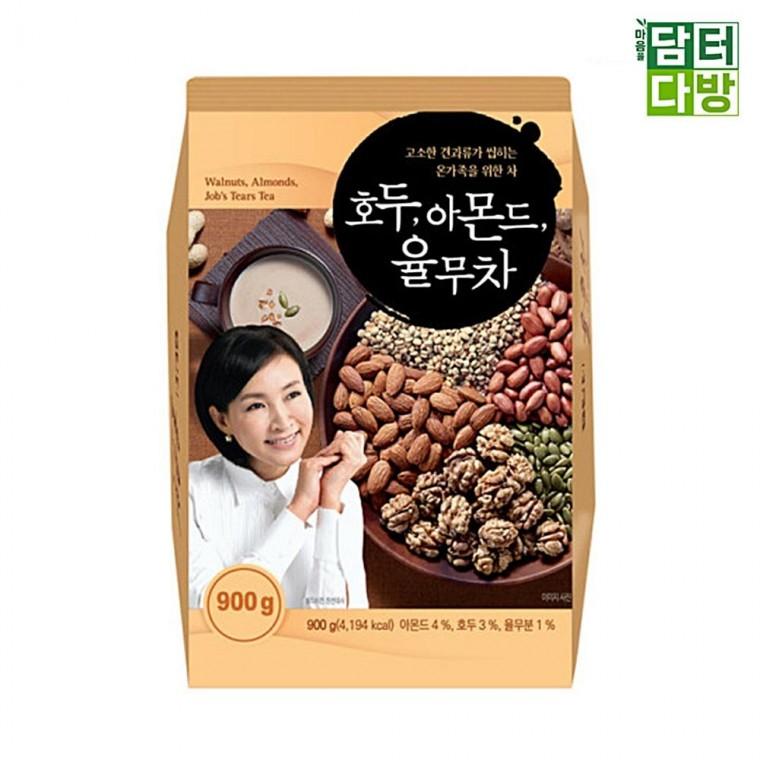 담터 호두아몬드율무차 900g 덕용 좋은 호두아몬드율무차 진한 담터