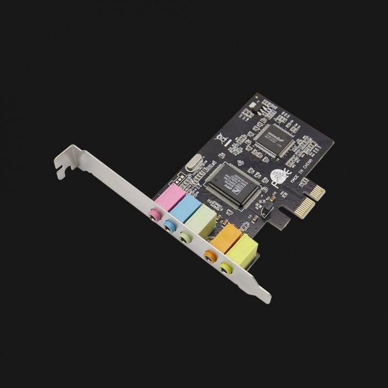 PCIE 사운드 카드 5.1CH 스테레오Cmedia CMI8738 칩셋