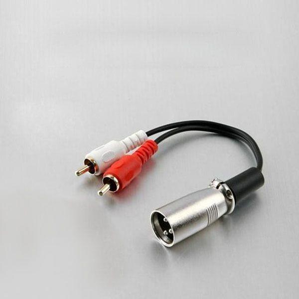 캐논 변환 케이블 XLR(M) 2RCA(M) 변환 케이블 15CM