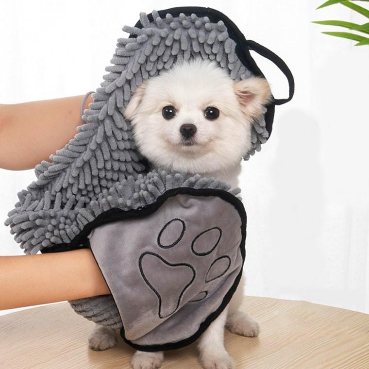 애완동물 포켓 목욕타올 펫타올 강아지 고양이 목욕수건 애완동물 흡수타올