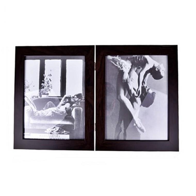 모티브 액자 8x10W(밤색)