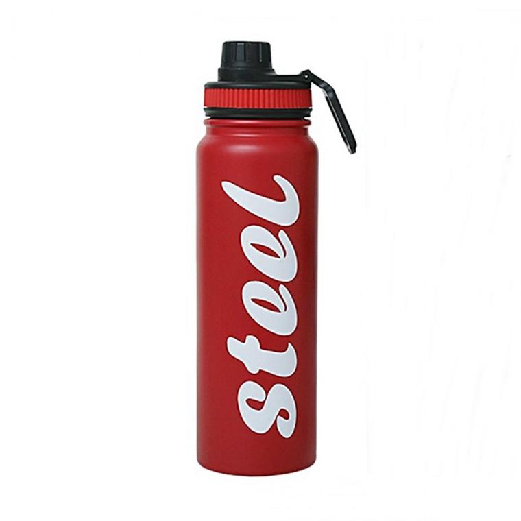 스틸 보온보냉 물병 760ml(레드)