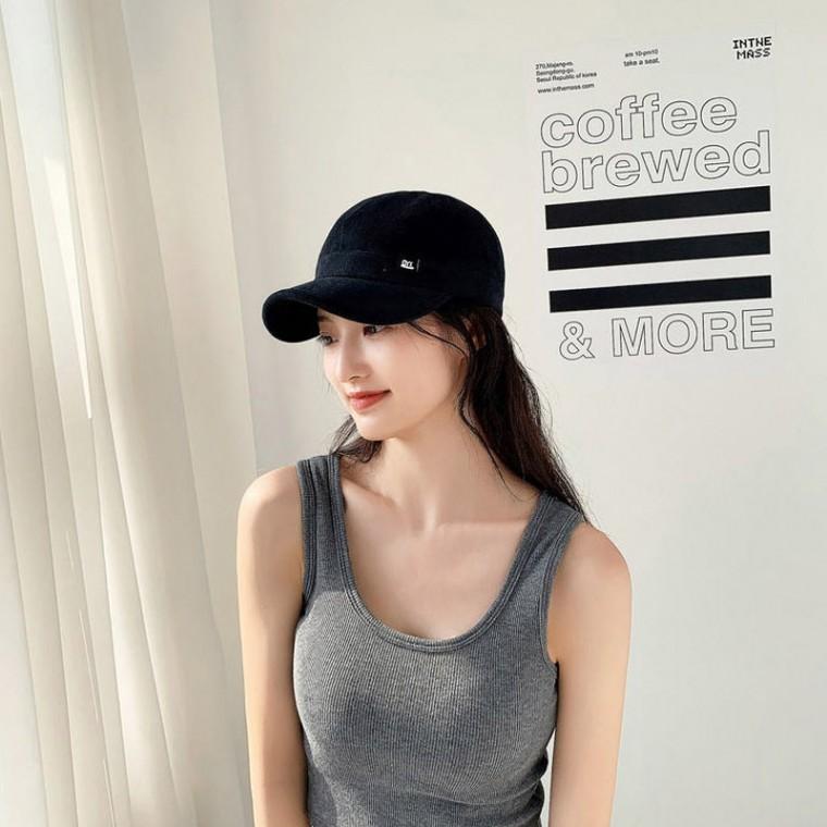 남여공용 패치 숏챙 소프트 볼캡