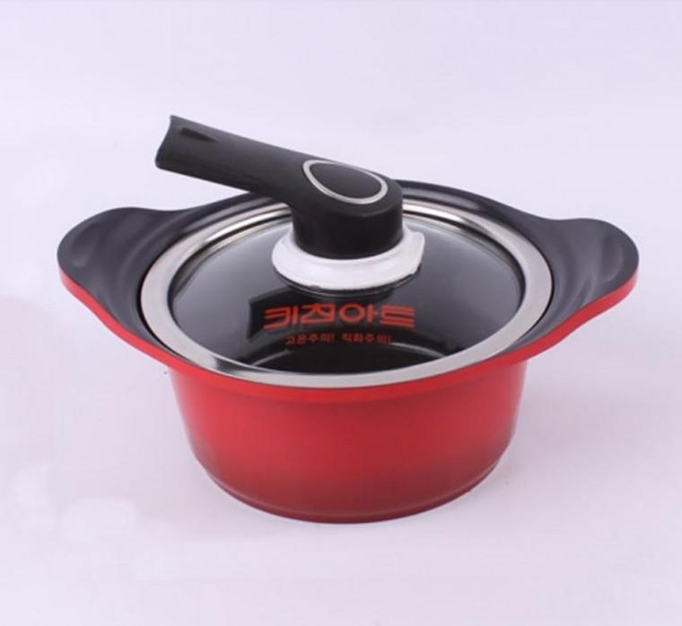 키친아트 통주물 양수냄비S16cm