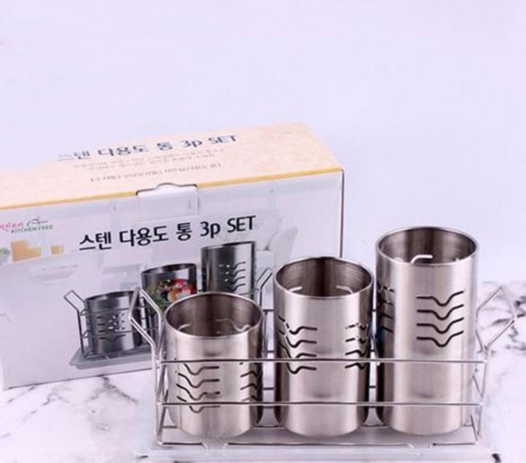스텐 다용도 통 3P 세트