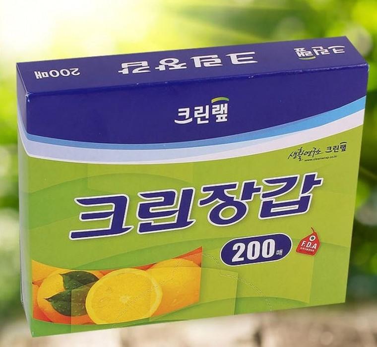 크린랩 크린장갑 200매