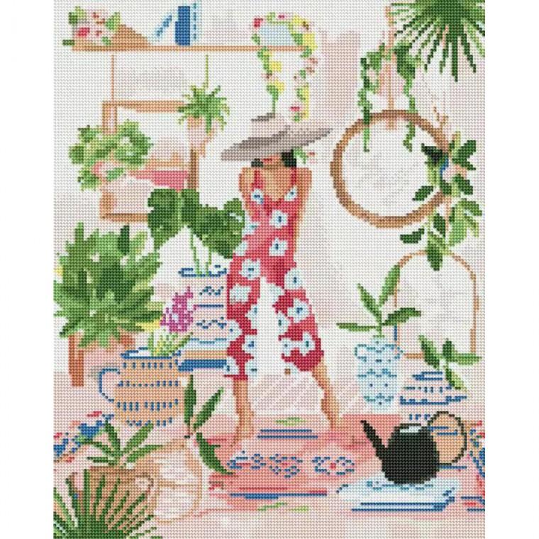 하모니아트 DIY보석십자수 캔버스형 40X50 모로코에서2