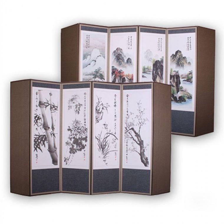 금장 반야 6폭 병풍 (커버포함) 명절 제사 차례