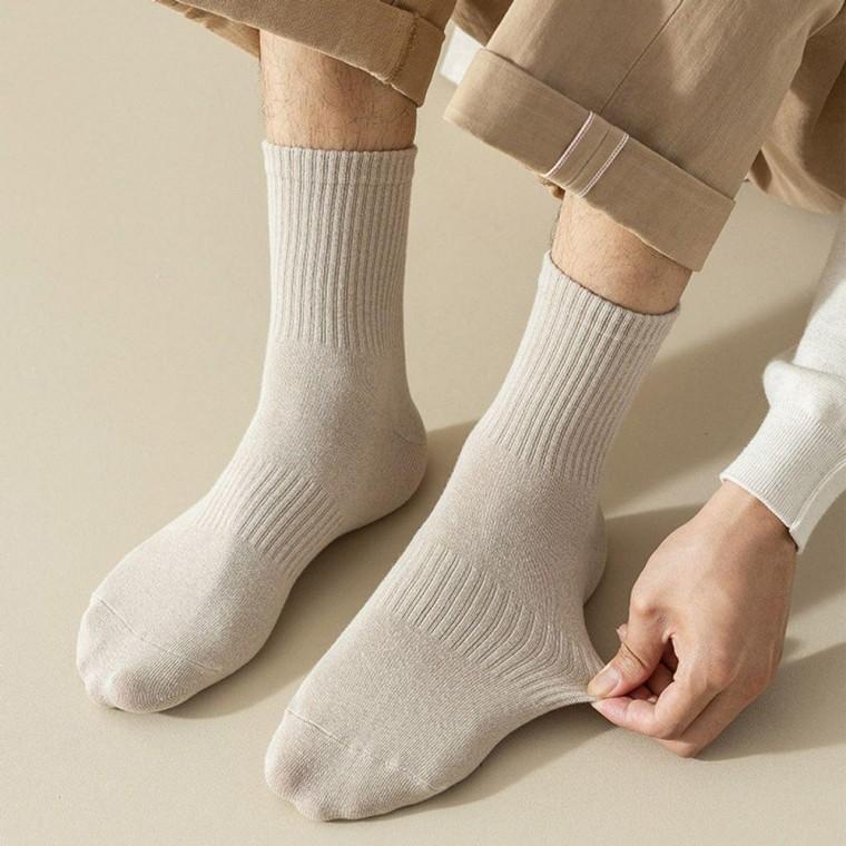 겨울 가을 양말 땀 코튼 단색 4계절 흡수 스포츠양말 회색양말 검정양말