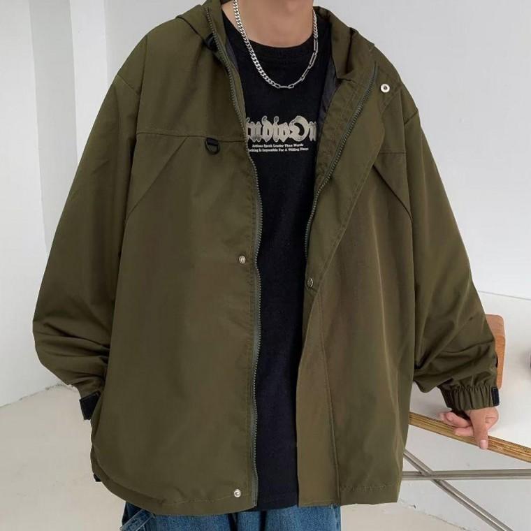 야상 남자 남성 아우터 야상자켓 점퍼 여자 여성 봄 가을 간절기 기본후드집업 검정