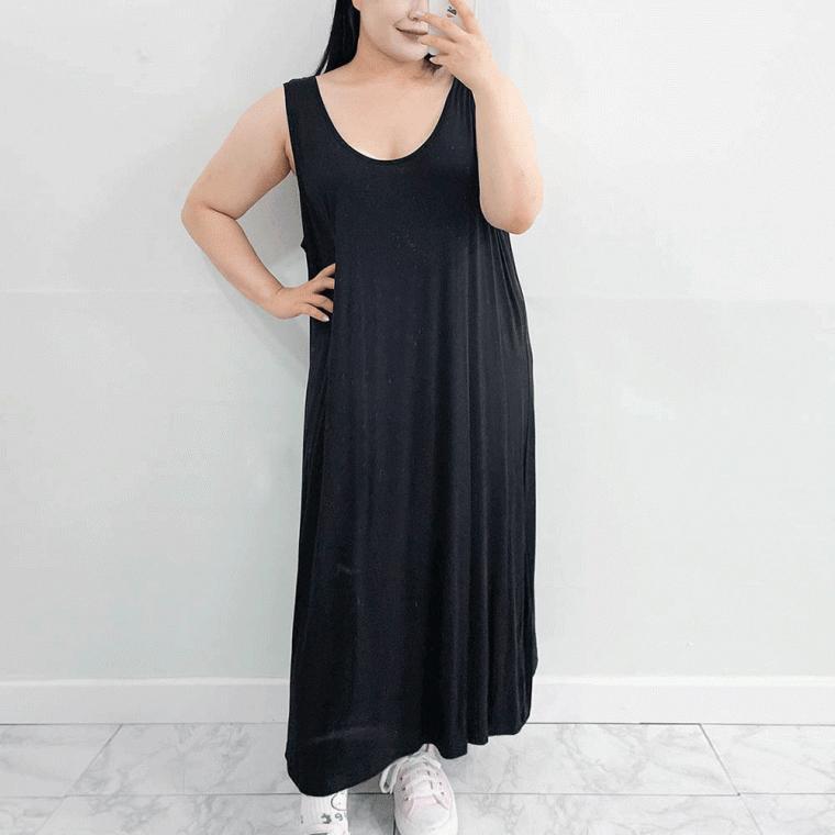 일상 무지원피스