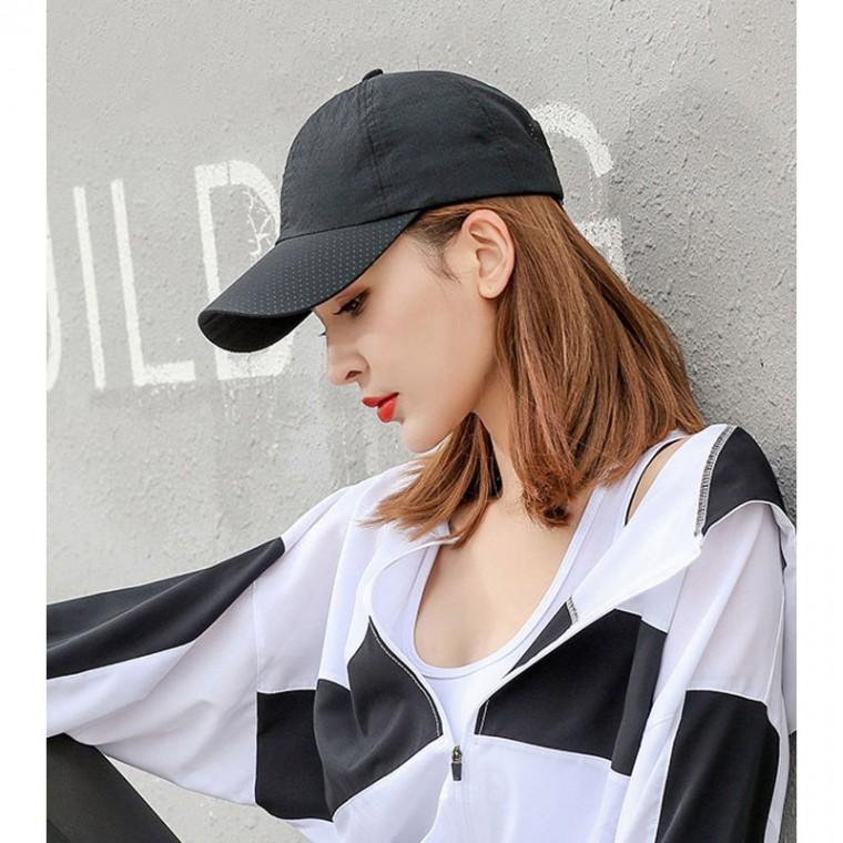 남자 여자 통풍 펀칭 볼캡 모자