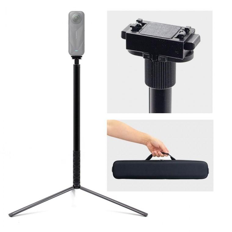 Insta360 X5 전용 퀵릴리즈 마그네틱 2m 인비저블 셀피스틱 삼각대 케이스 가방 세트