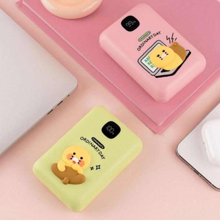여행용 귀여운 고속 충전 보조배터리 20000mAh