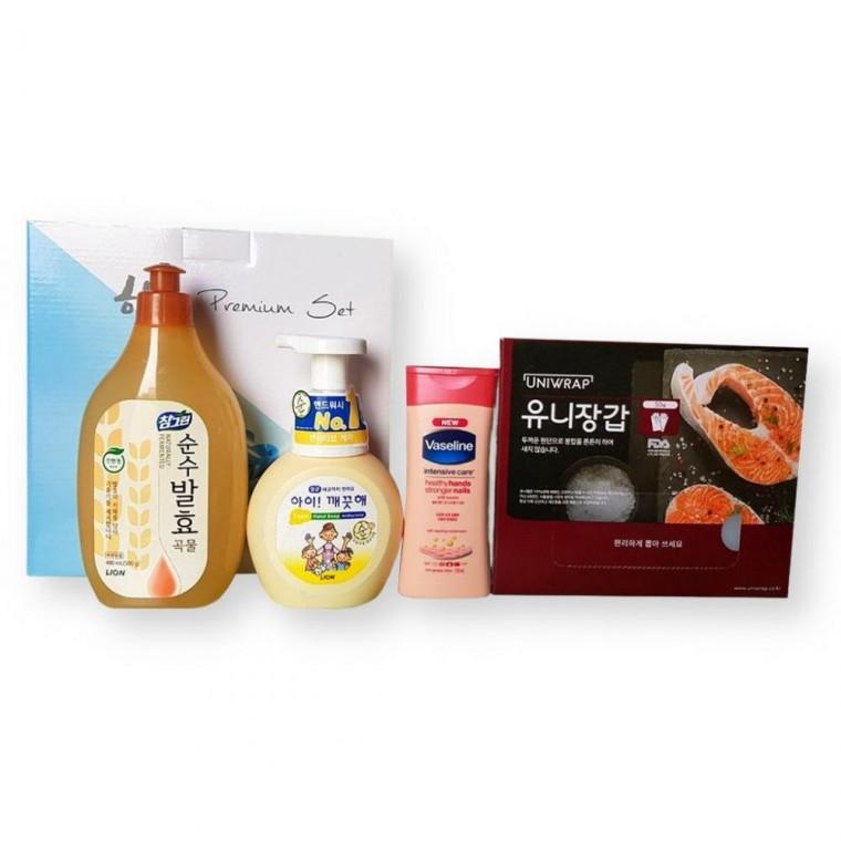 기획 주방세제 손세정제 핸드로션 위생장갑 세트 선물