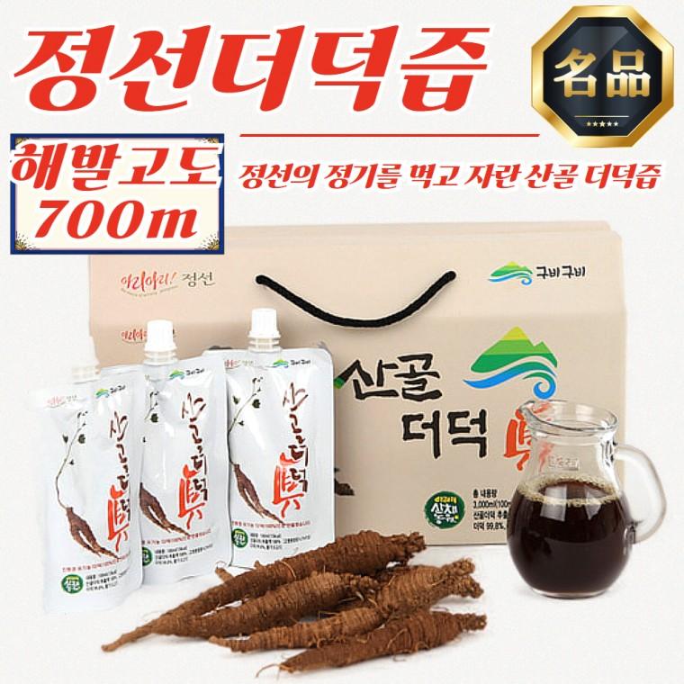 정선 해발 700m 산골 더덕즙 진액 100ml x 30포