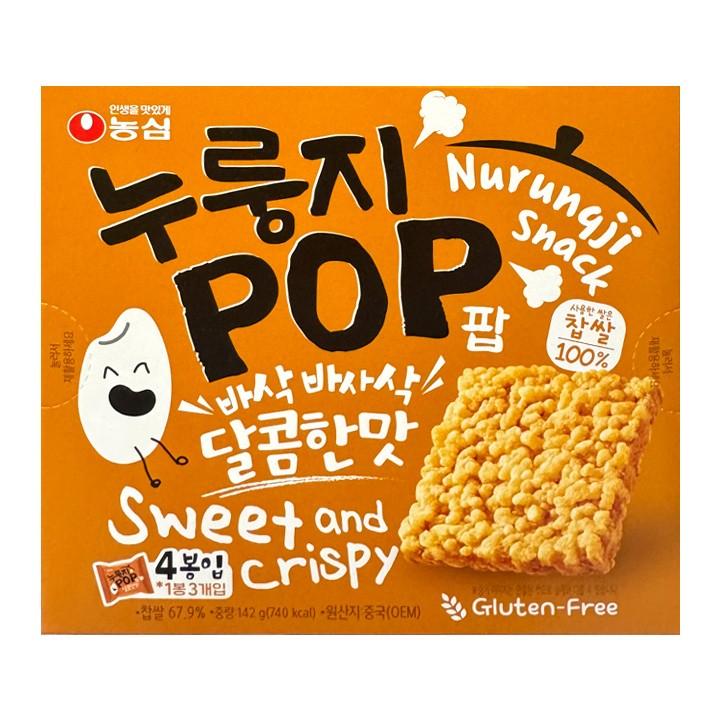 농심 누룽지팝 달콤한 맛 142g X 8개