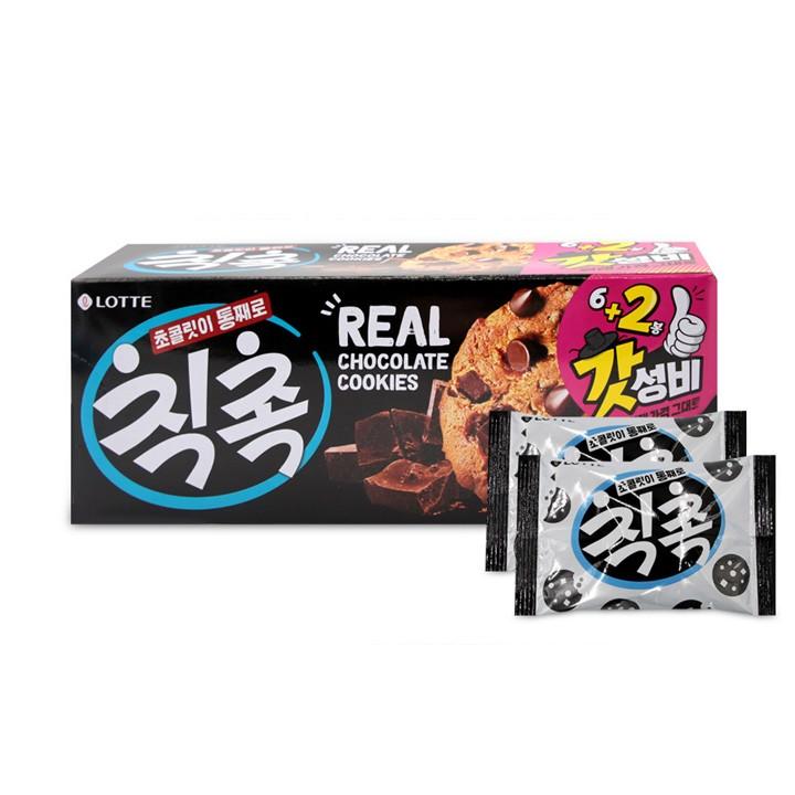 롯데 리얼 초콜릿 쿠키 칙촉 120g 1BOX (15개입)
