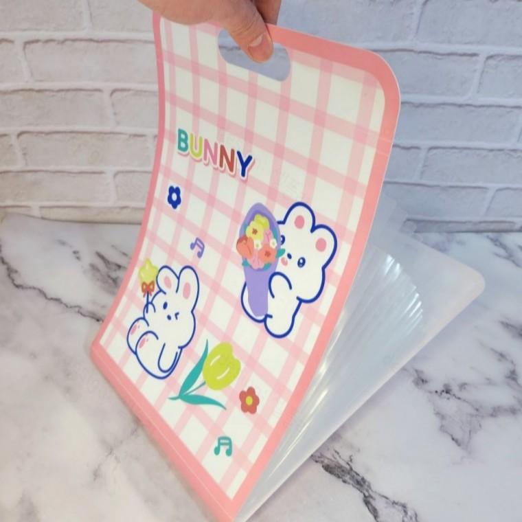 영수증 보관함 모의고사 티켓 홀더 증빙서철 실모 정리함 전표철 그림 보관 파일 A4 용지 BB0181