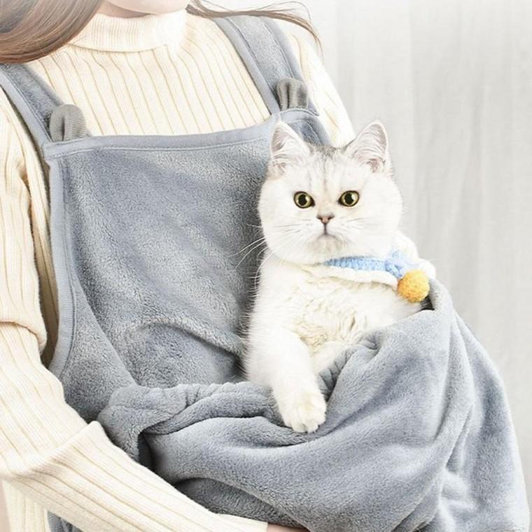 앞치마 캥거루 주머니 빨래 애견 고양이 강아지 고양이앞치마 강아지앞치마