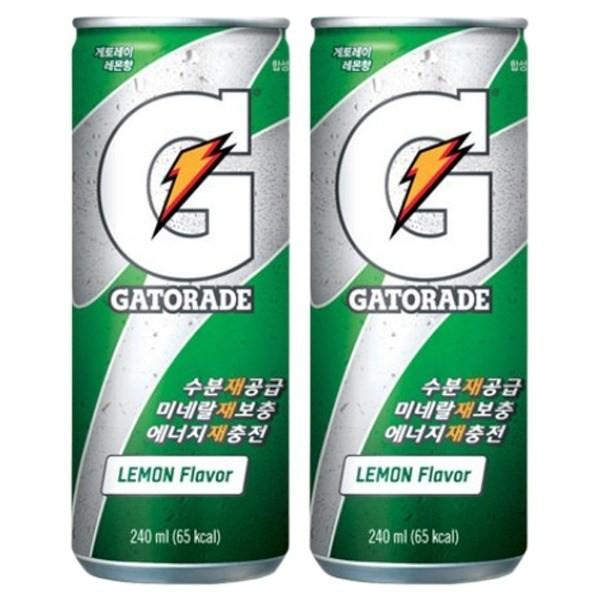 롯데 게토레이 레몬 240ml x 60캔 (30캔x2박스)