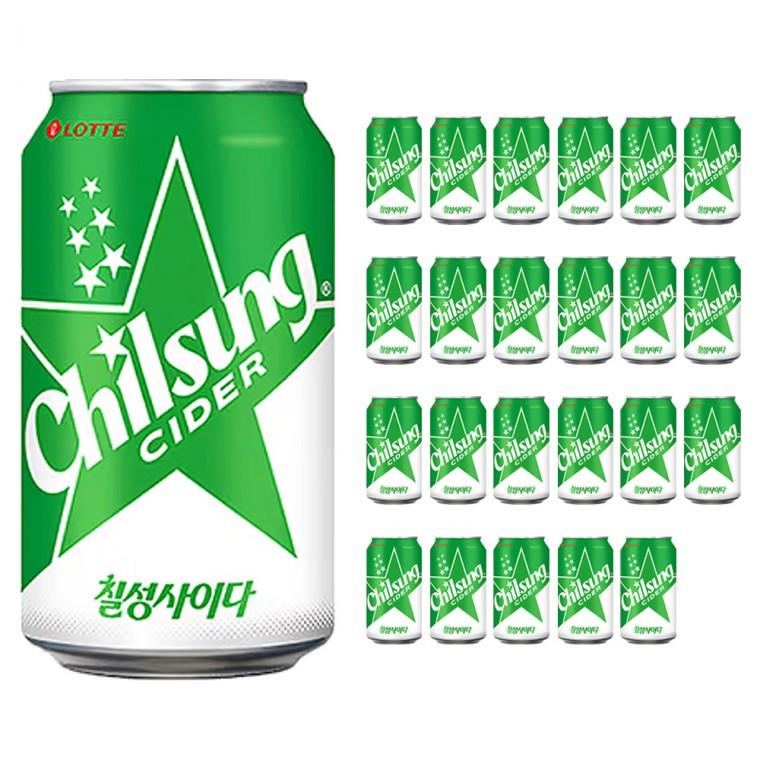 롯데 칠성사이다 355ml x 24캔
