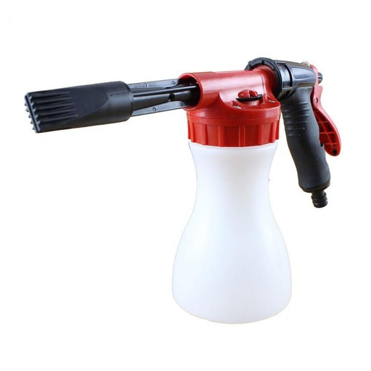 고압 분무기 세차 폼스프레이 거품건 900ml 압축 세차건 용품 분사기 셀프 악어 버블