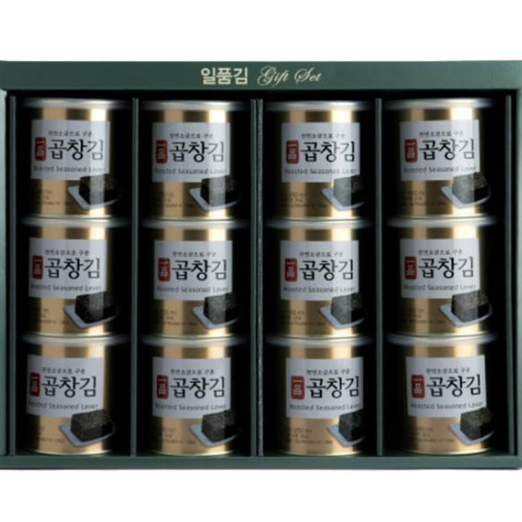 일품 곱창김 30g 12캔 김선물세트 설 추석 선물세트 명절