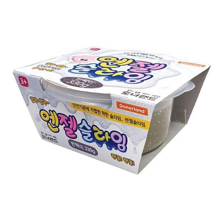 엔젤 슬라임 반짝이 330g 말랑 탱탱 질감 슬라임만들기 촉감 미술 놀이