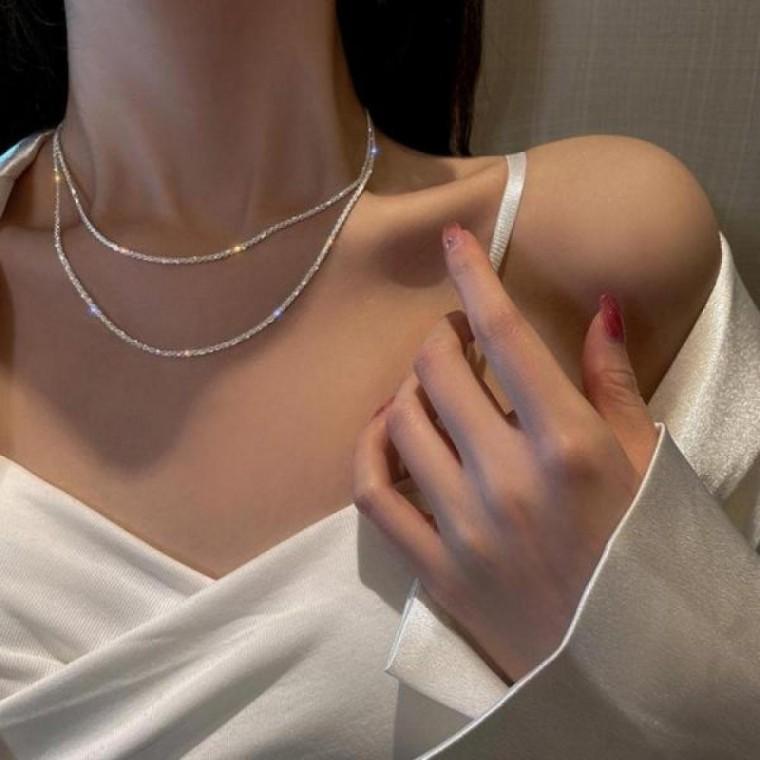 은 체인 목걸이