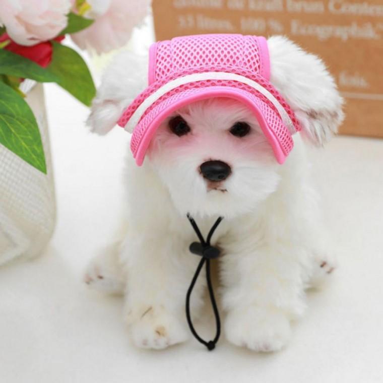 강아지 PET 썬바이저 자외선차단 산책모자 썬캡 모자