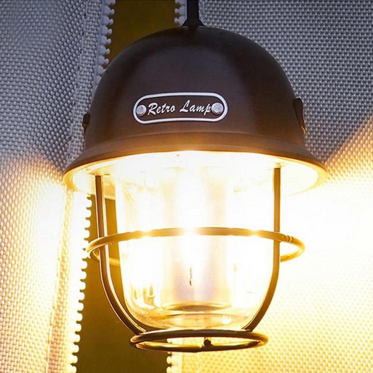 은은한불빛 LED 충전식 레트로  캠핑 멀티 랜턴 조명등 LK14
