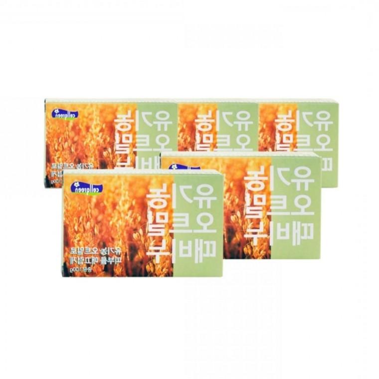 동서씨앤지 유기농 오트밀 때비누 100g X 5개