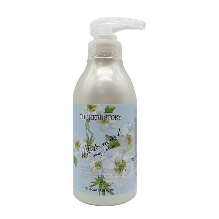 더허브스토리 보습 바디로션 화이트머스크 500ml