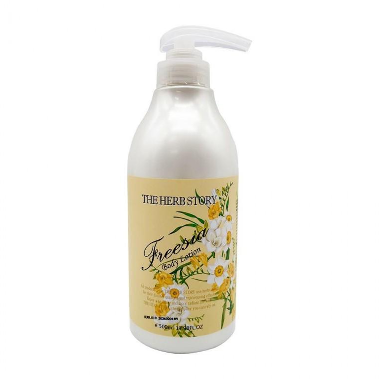더허브스토리 보습 바디로션 프리지아 500ml