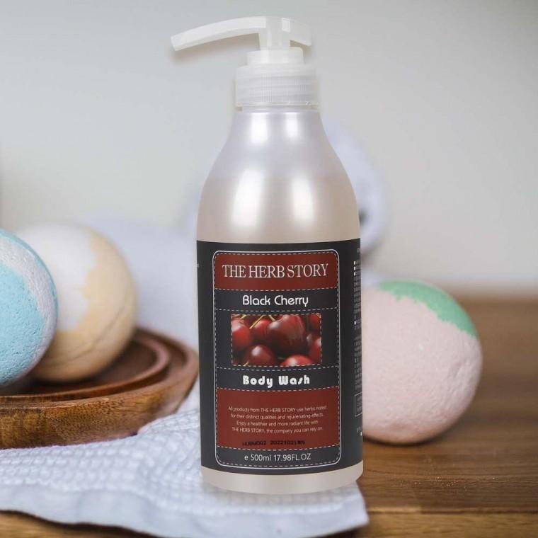 더허브스토리 향기좋은 바디워시 블랙체리 500ml