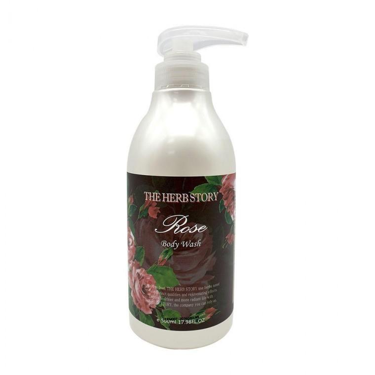더허브스토리 향기좋은 바디워시 로즈 500ml