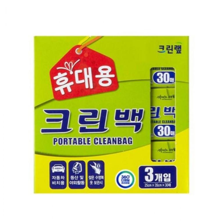 크린)휴대용 크린백(30매x3입)