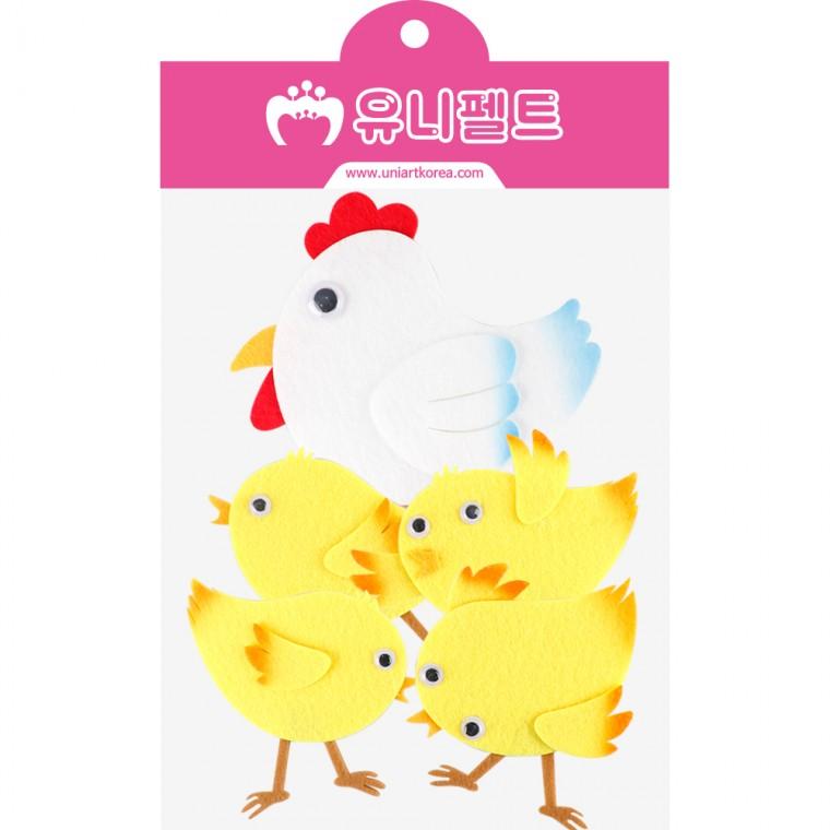 10000 펠트 병아리세트 신형 투톤