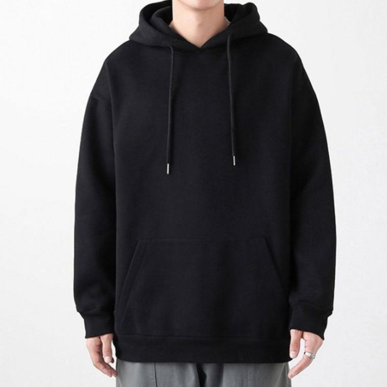 봄 가을 남여공용 커플 빅사이즈 후드 긴팔 티셔츠 솔리드 봄티 패션티 오버핏 셔츠 여자맨투맨 카라티