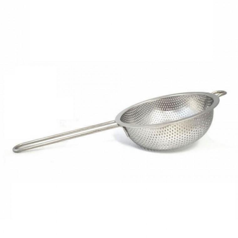 편수 채망 스텐 바구니 펀칭볼 17cm 가벼운 채반